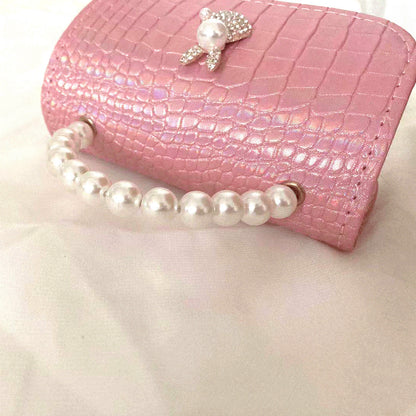 Rhinestone Rabbit Cute Girl Bag Pearl Portable Can Be Diagonal